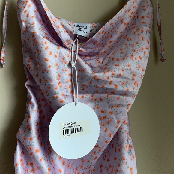 PRINCESS POLLY | Talu Satin Mini Dress - Picture 2 of 5